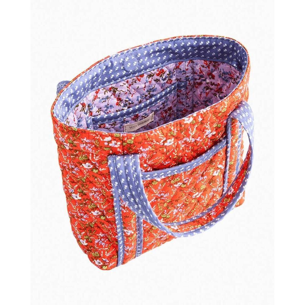 NEW VERA BRADLEY women's mini hathaway tote in wildflower sprigs